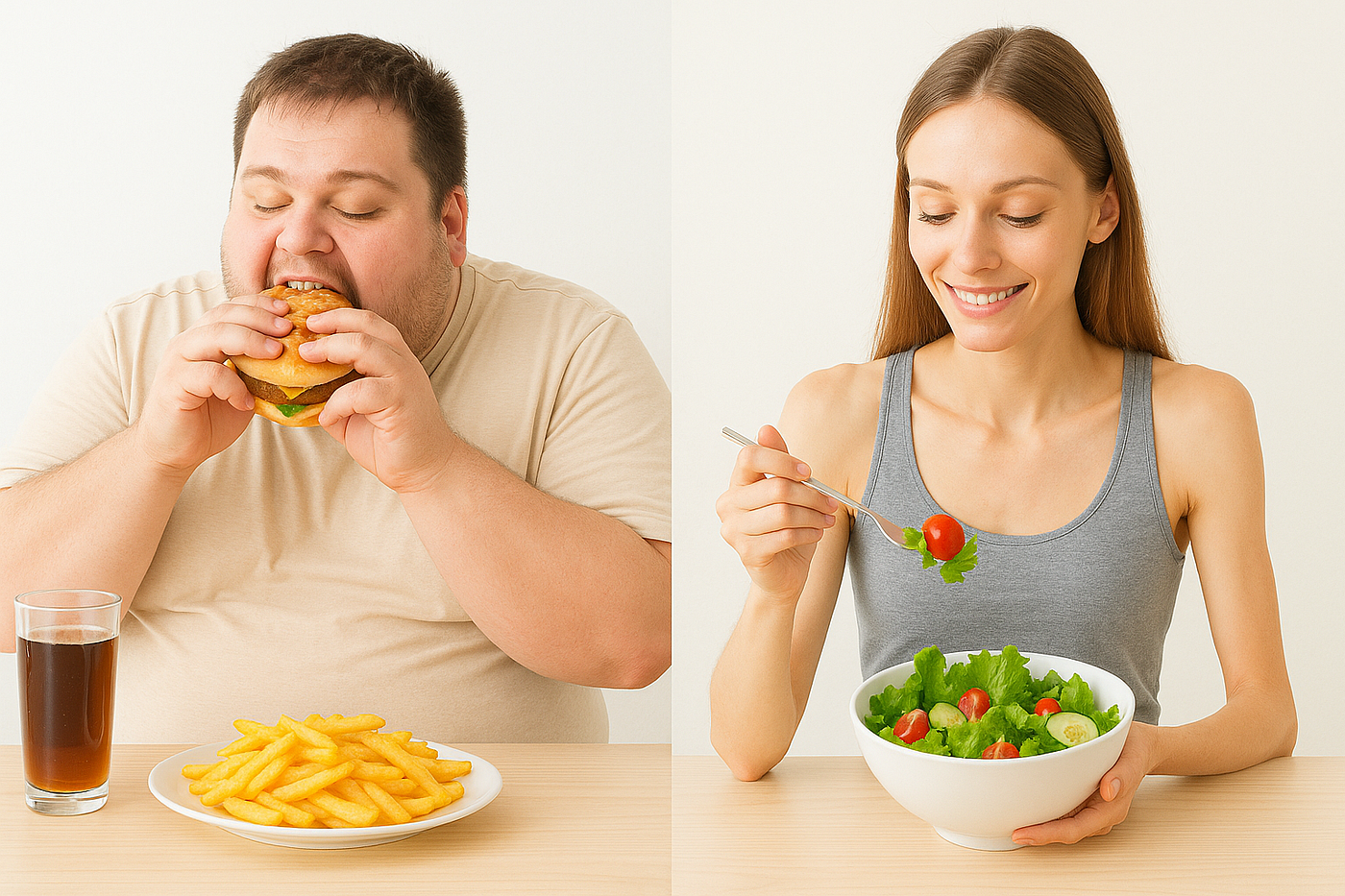 افراد چاق ولاغر و عملکرد مغزی آن ها به غذا