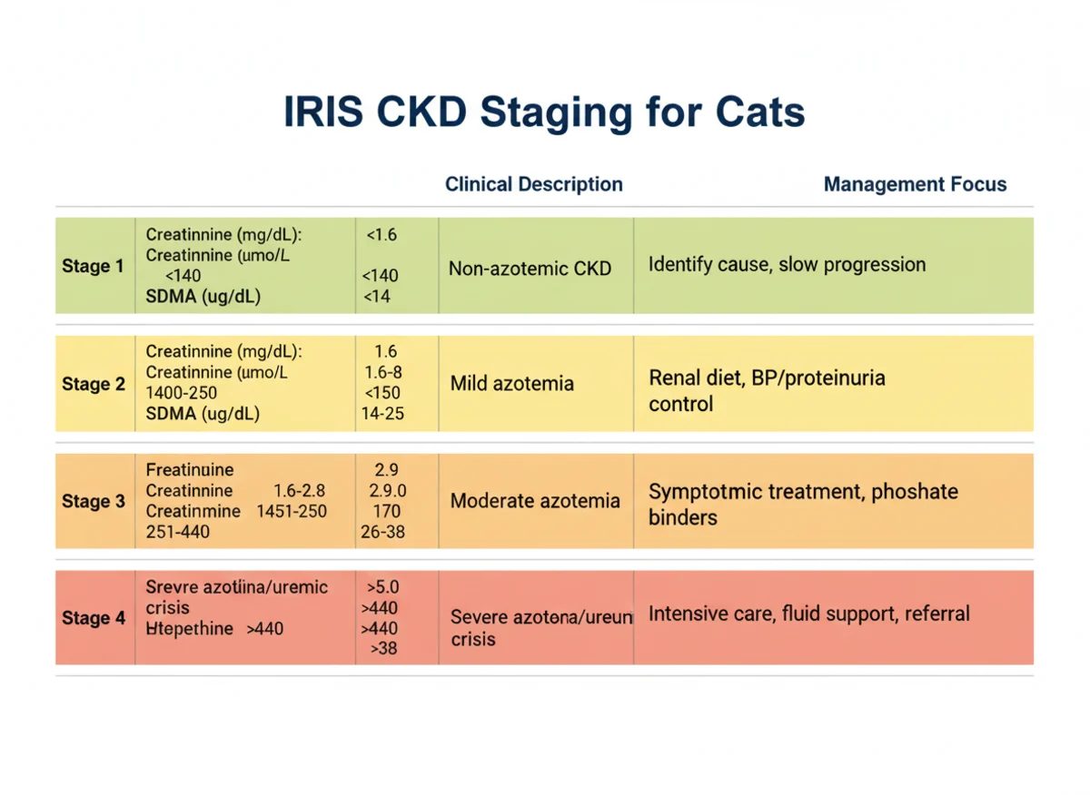 مراحل CKD بر اساس سیستم طبقه‌بندی IRIS