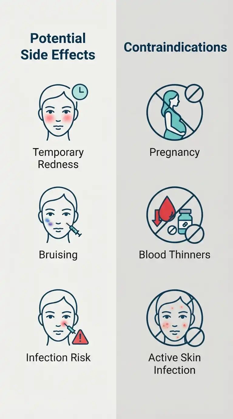 موارد منع مزونیدلینگ (Contraindications)
